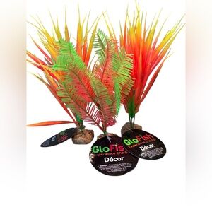 GloFish Neon Aquarium Plant (3) Bundle